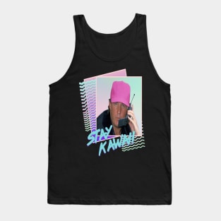 Trump Stay Kawaii Retrowave Vaprowave Retro Memphis Design Tank Top